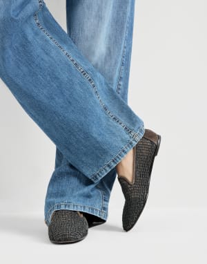 Suede flats Brown Woman - Brunello Cucinelli