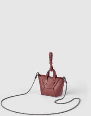 Calfskin BC Duo micro bag Firebrick Woman - Brunello Cucinelli