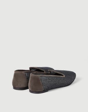 Suede flats Brown Woman - Brunello Cucinelli
