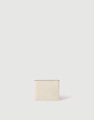 Calfskin wallet Chalk Man - Brunello Cucinelli
