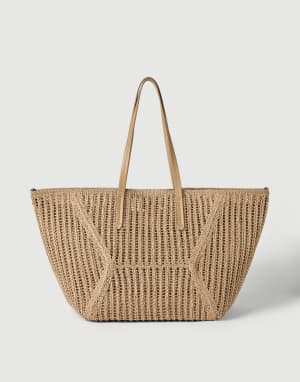 Techno raffia BC Duo bag Rope Woman - Brunello Cucinelli