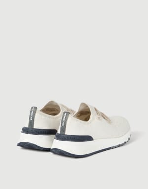 Cotton chiné knit runners Panama Man - Brunello Cucinelli