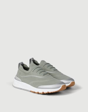 Knit runners Olive Man - Brunello Cucinelli