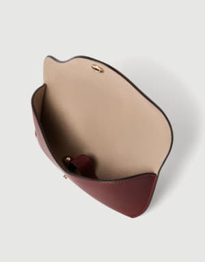 Calfskin glasses case Wine Man - Brunello Cucinelli