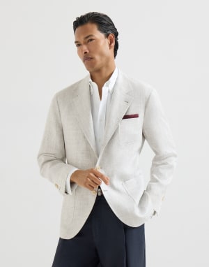 搭配贴袋的夹克 珠光灰 男款 - Brunello Cucinelli