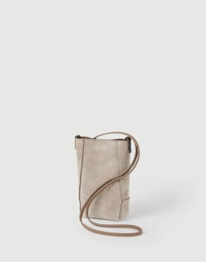 BC Duo phone holder Beige Woman - Brunello Cucinelli
