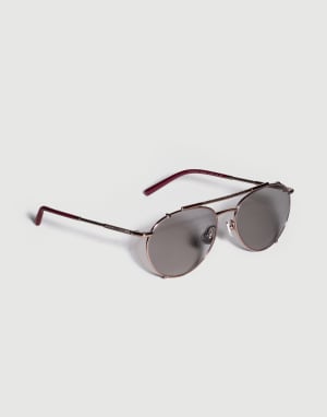 Sunglasses with polarized lenses Rose Gold Eyewear - Brunello Cucinelli