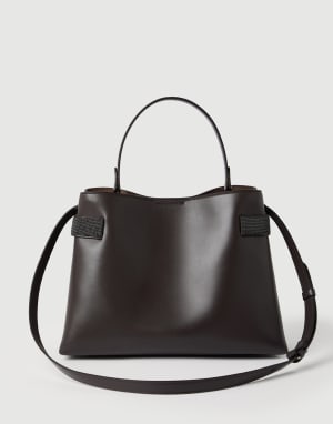 Sac épaule-main Essence Brun Foncé Femme - Brunello Cucinelli