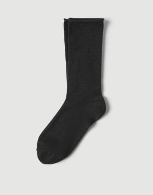 Cashmere knit socks Lignite Grey Woman - Brunello Cucinelli