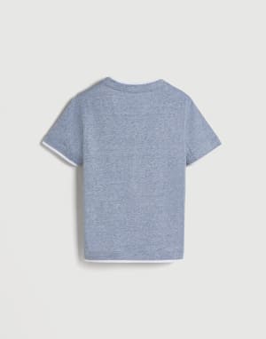 ブルネロクチネリ ボーイズTシャツセット(カーキ＆グレー)12Y