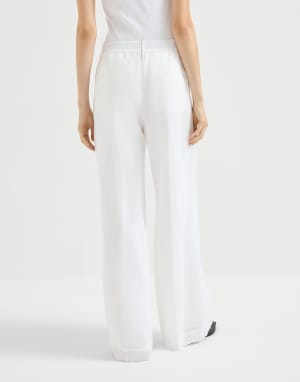 Sartorial track trousers White Woman - Brunello Cucinelli