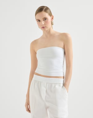 Bandeau top White Woman - Brunello Cucinelli