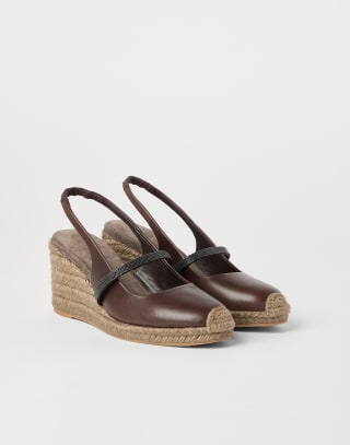 Wedge espadrilles Cocoa Woman - Brunello Cucinelli