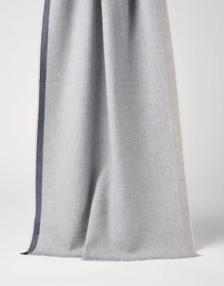 Scarf Pearl Grey Man - Brunello Cucinelli