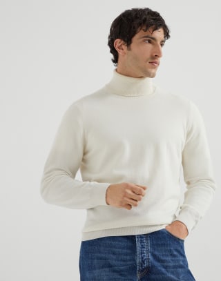 Turtleneck sweater Panama Man - Brunello Cucinelli