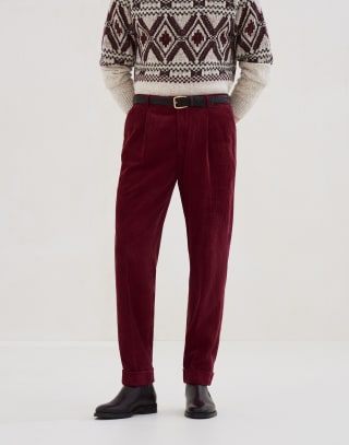 Pantalone tinto capo Porpora Uomo - Brunello Cucinelli