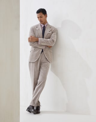 コーデュロイ ジャケット バーク メンズ - Brunello Cucinelli