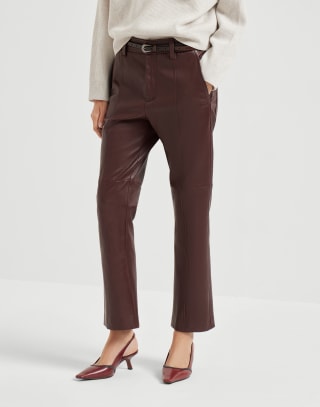 Square cigarette trousers Henna Woman - Brunello Cucinelli