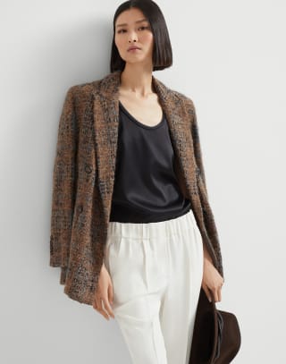 Top in raso Nero Donna - Brunello Cucinelli