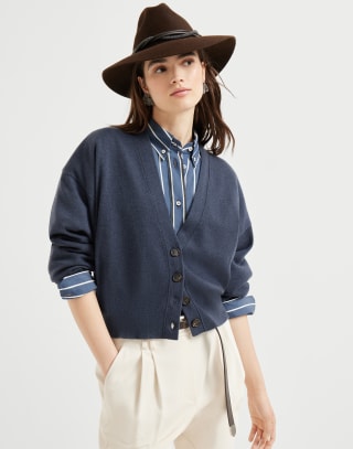 Cashmere cardigan Night Woman - Brunello Cucinelli