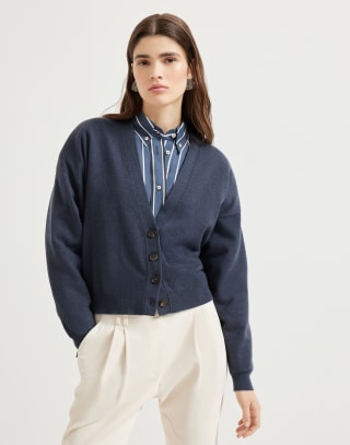 Cashmere cardigan Night Woman - Brunello Cucinelli