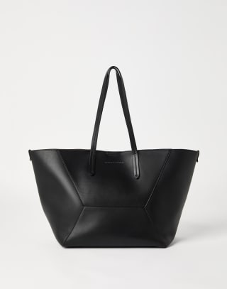 Calfskin BC Duo bag Black Woman - Brunello Cucinelli