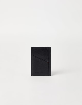 小羊皮卡片夹 黑色 男款 - Brunello Cucinelli
