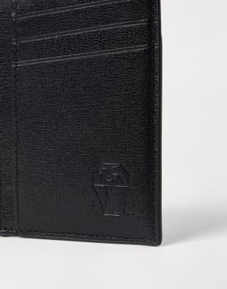 小羊皮卡片夹 黑色 男款 - Brunello Cucinelli