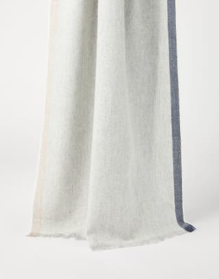 Cashmere scarf Pearl Grey Man - Brunello Cucinelli