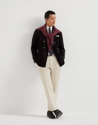 Gabardine trousers Panama Man - Brunello Cucinelli