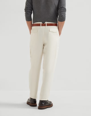 Chevron trousers Panama Man - Brunello Cucinelli