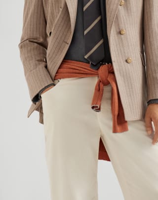 Garment-dyed trousers Off-White Man - Brunello Cucinelli