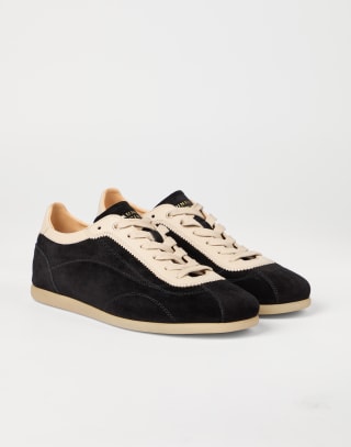Suede sneakers Black Man - Brunello Cucinelli