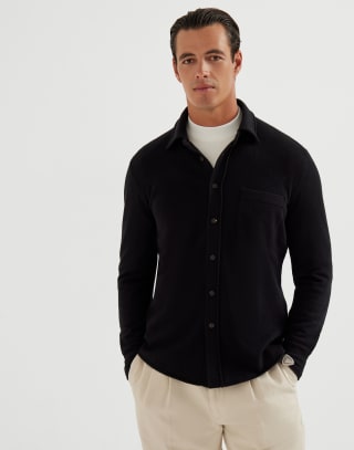 Knit shirt Black Man - Brunello Cucinelli