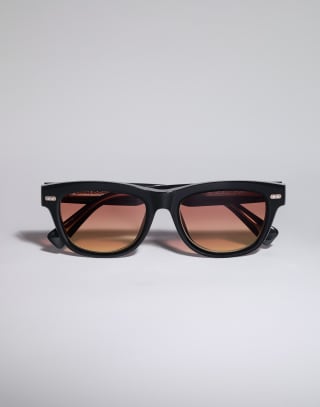 Rectangular acetate frame Black Eyewear - Brunello Cucinelli