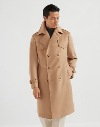 Trench coat Beige Man - Brunello Cucinelli