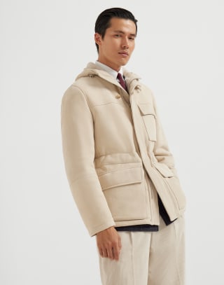 Shearling parka Buff Man - Brunello Cucinelli