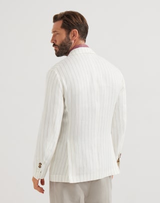Twill blazer Panama Man - Brunello Cucinelli