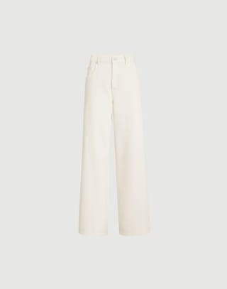 Relaxed trousers Chalk Woman - Brunello Cucinelli