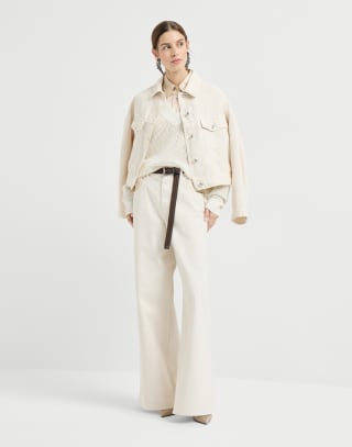 Cashmere net sweater Panama Woman - Brunello Cucinelli