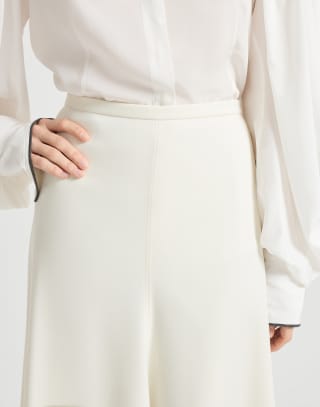Flute skirt Milk Woman - Brunello Cucinelli