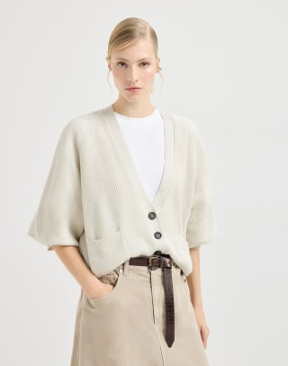 Cardigan aus Kaschmir Panama Damen - Brunello Cucinelli