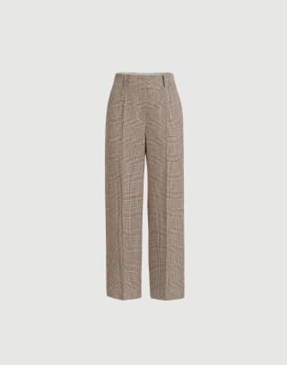 Square cigarette trousers Light Brown Woman - Brunello Cucinelli