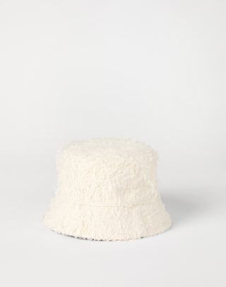 Bucket hat Ivory Woman - Brunello Cucinelli