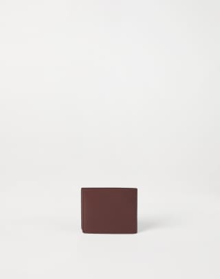 小牛皮钱包 棕色 男款 - Brunello Cucinelli