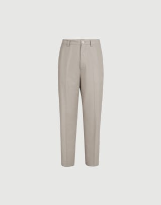Panama trousers Dove Grey Man - Brunello Cucinelli