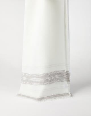 Linen scarf Panama Man - Brunello Cucinelli