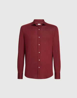 Spread collar shirt Cherry Man - Brunello Cucinelli