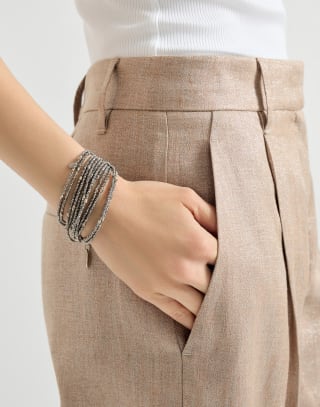 Wrap Bracelet Grey Woman - Brunello Cucinelli