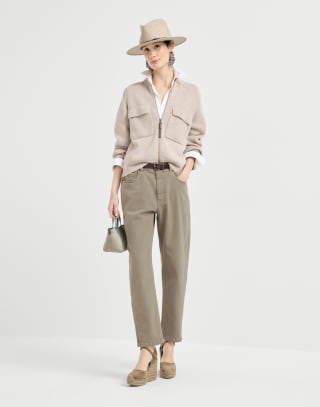 Baggy Tapered trousers Military Woman - Brunello Cucinelli
